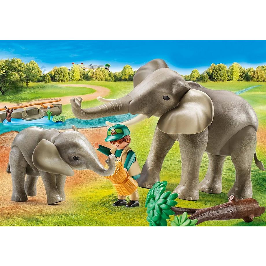 Playmobil  70324 Guardiano zoo elefanti 