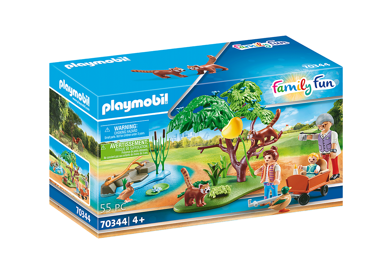 Playmobil 70344 Kleine Pandas im Freigeh 70344 Panda roux avec enfants 