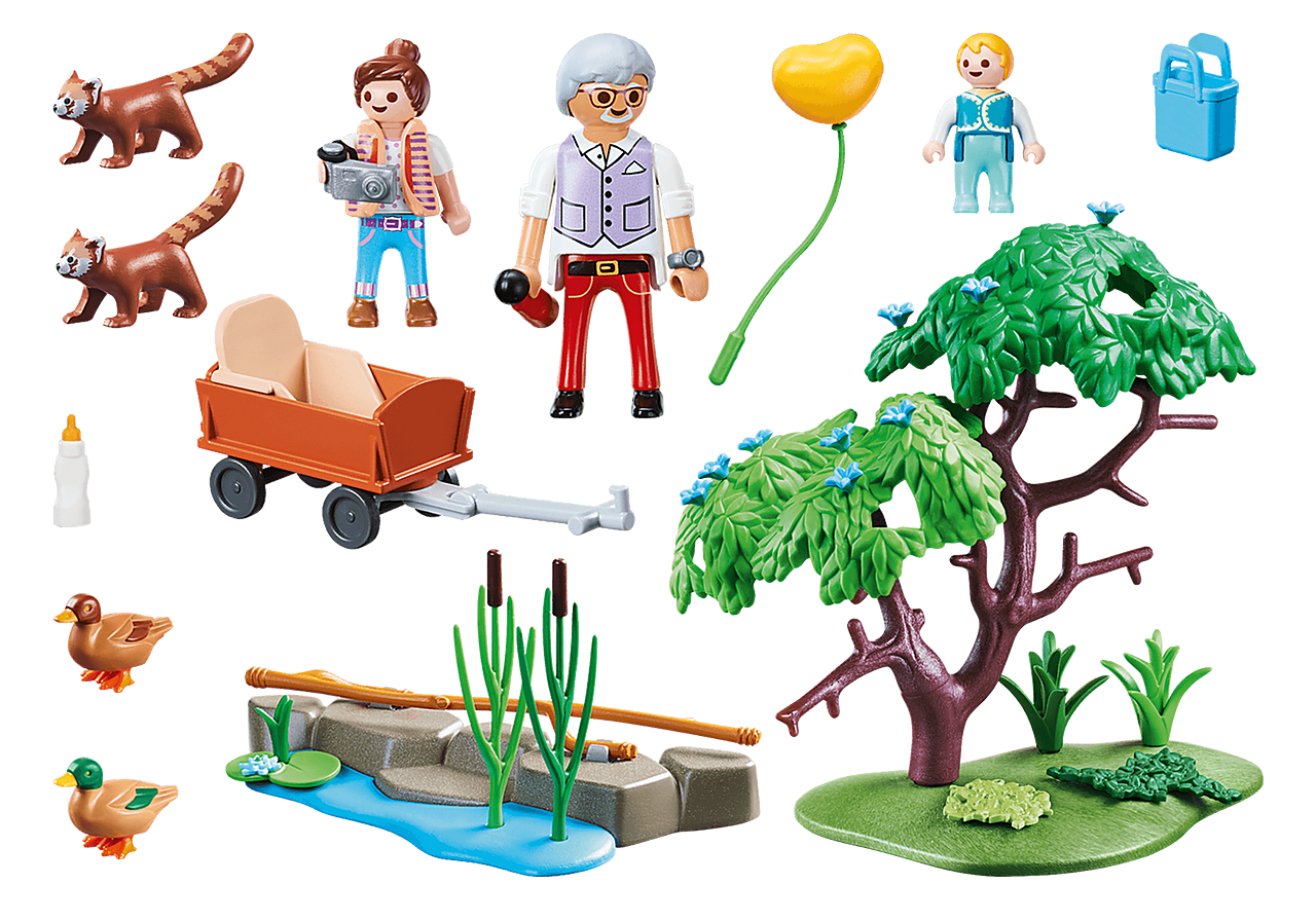 Playmobil 70344 Kleine Pandas im Freigeh 70344 Angolo dei procioni 