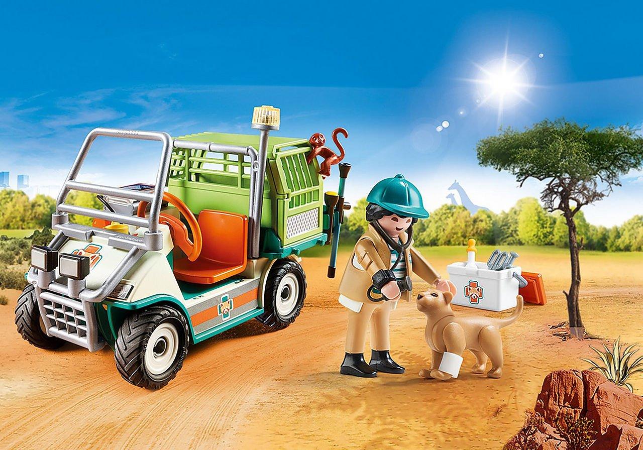 Playmobil  70346 Vétérinaire et véhicule tout terrain 