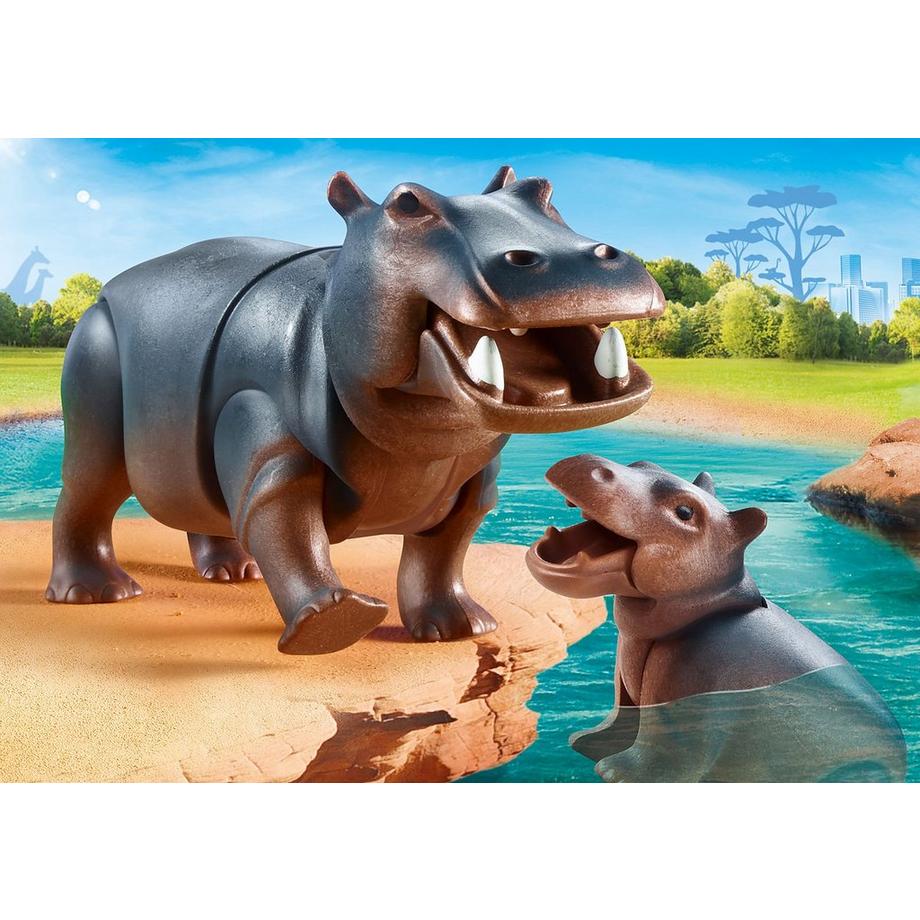 Playmobil  70354 Hippopotame et son petit 