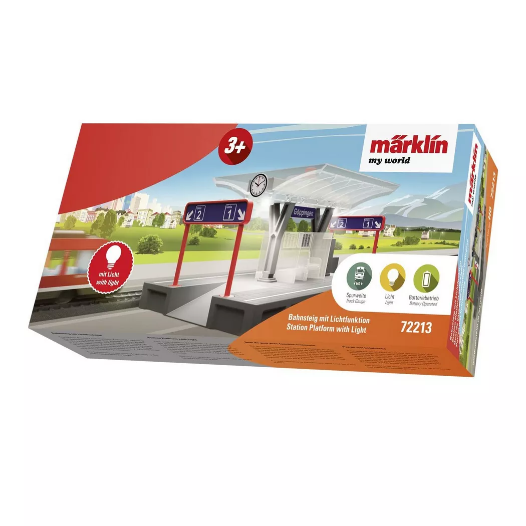 märklin - 72213 Bahnsteig mit Lichtfunktion, Multicolor