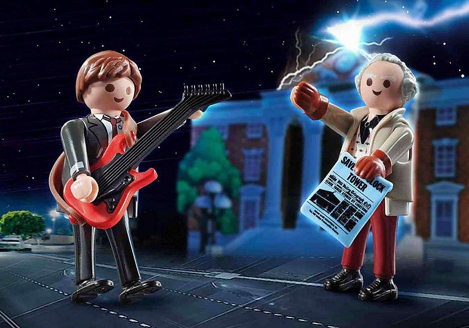 Playmobil  70459 Back to the Future Marty McFly e Dr. Emmett Brown 