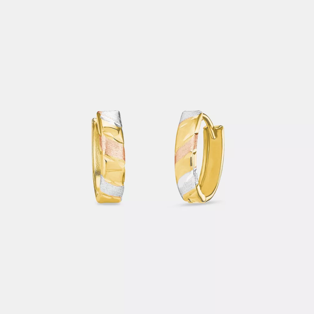 Amor - Creolen, Gelbgold