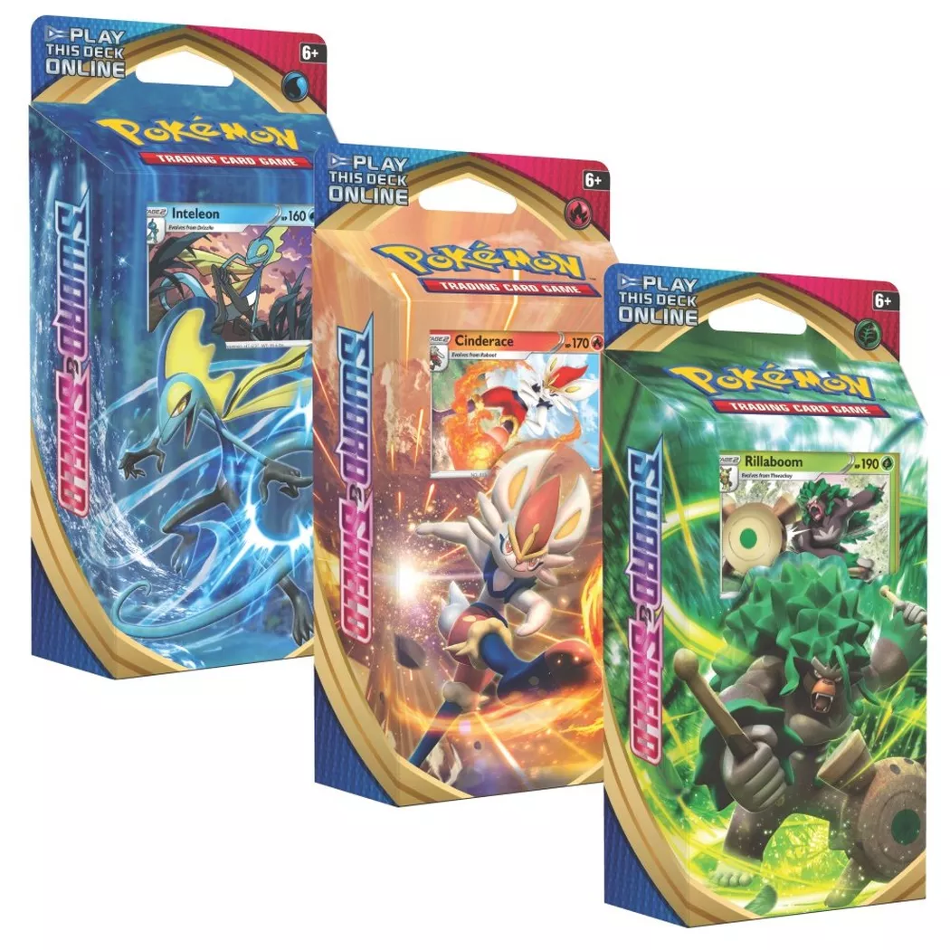 Pokémon - Sword & Shield Theme Deck, 1 Packung, Multicolor