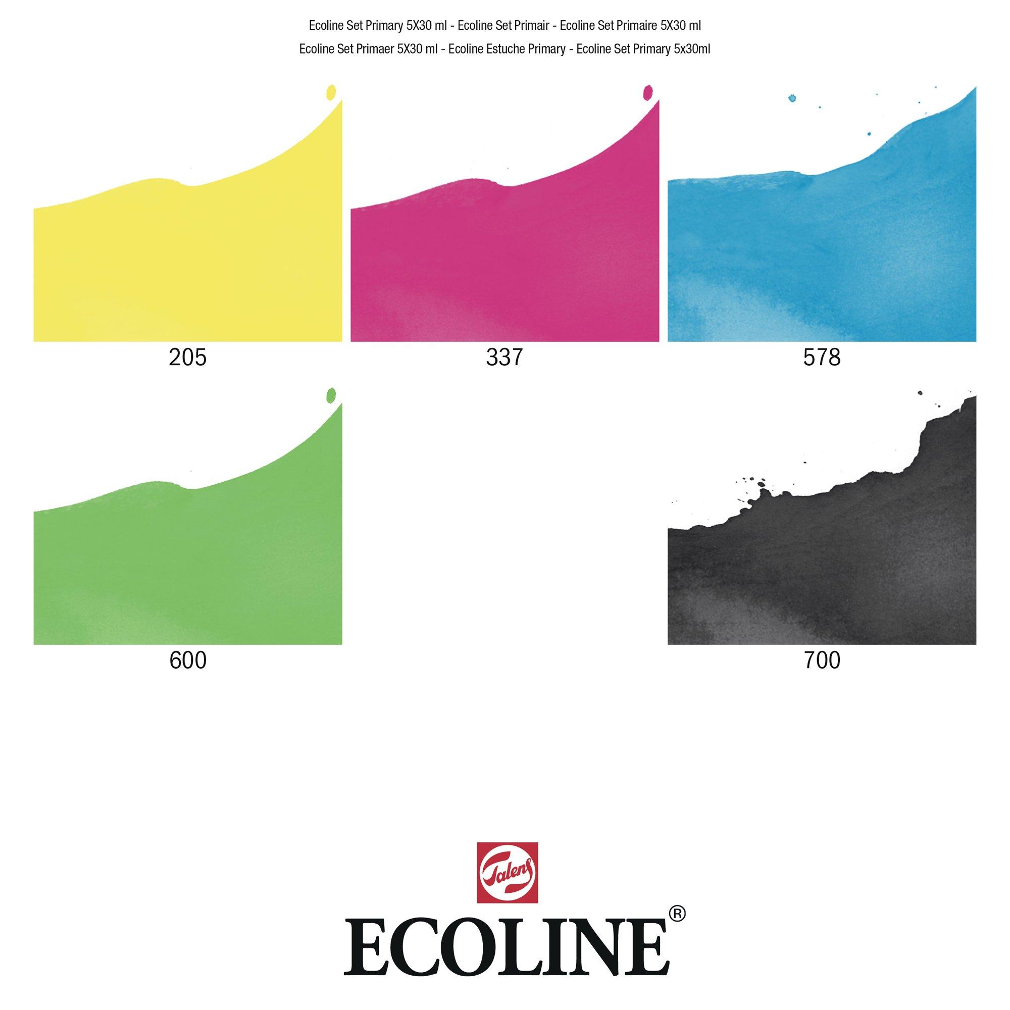 Talens Acquerelli ECOLINE SET PRIMARY 5X30ML 