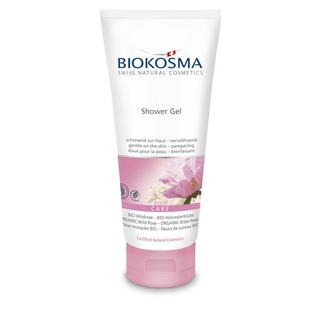 BIOKOSMA Shower Gel BIO-Wildrose BIO-Holunderblüte Gel Douche Bio-Wildrose – Bio-Fleur De Sureau 