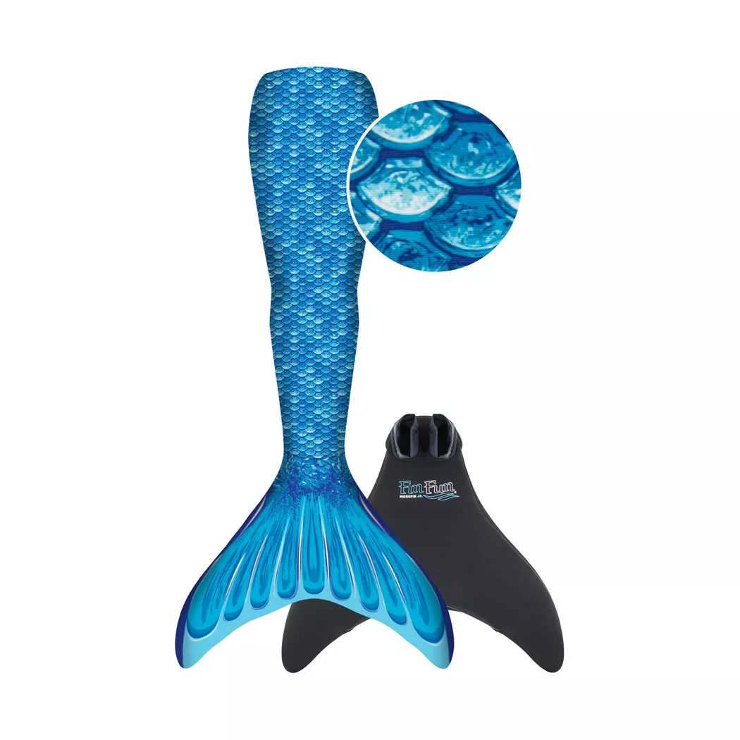 Fin Fun - Meerjungfrau Mermaidens Kids, 116/140, Blau