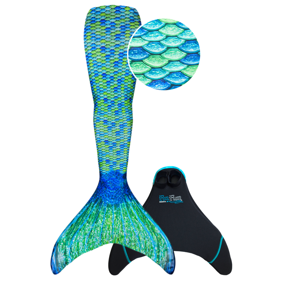 Fin Fun  Sirena Mermaidens Originals Aussie Green Kids 