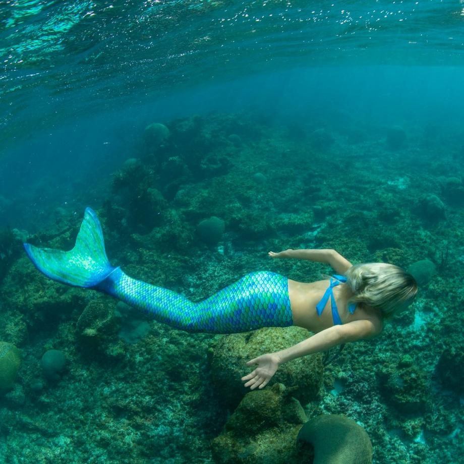 Fin Fun  Meerjungfrau Mermaidens Originals Aussie Green Adult 