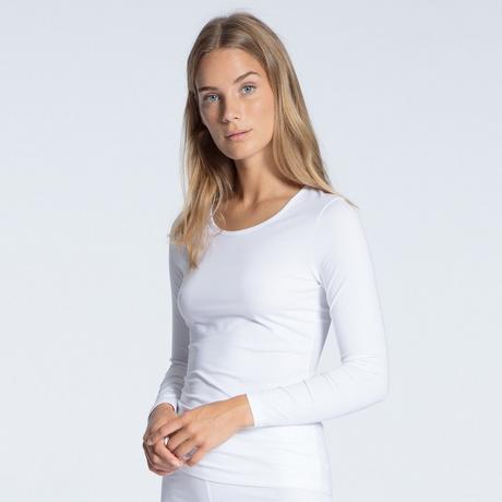 CALIDA Natural Comfort Top a Coste Maniche Lunghe  