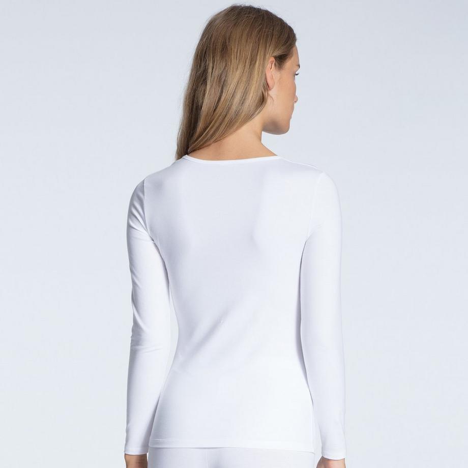 CALIDA Natural Comfort Top Rib Manches Longues  