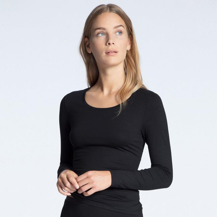 CALIDA Natural Comfort Top Costine Maniche Lunghe  
