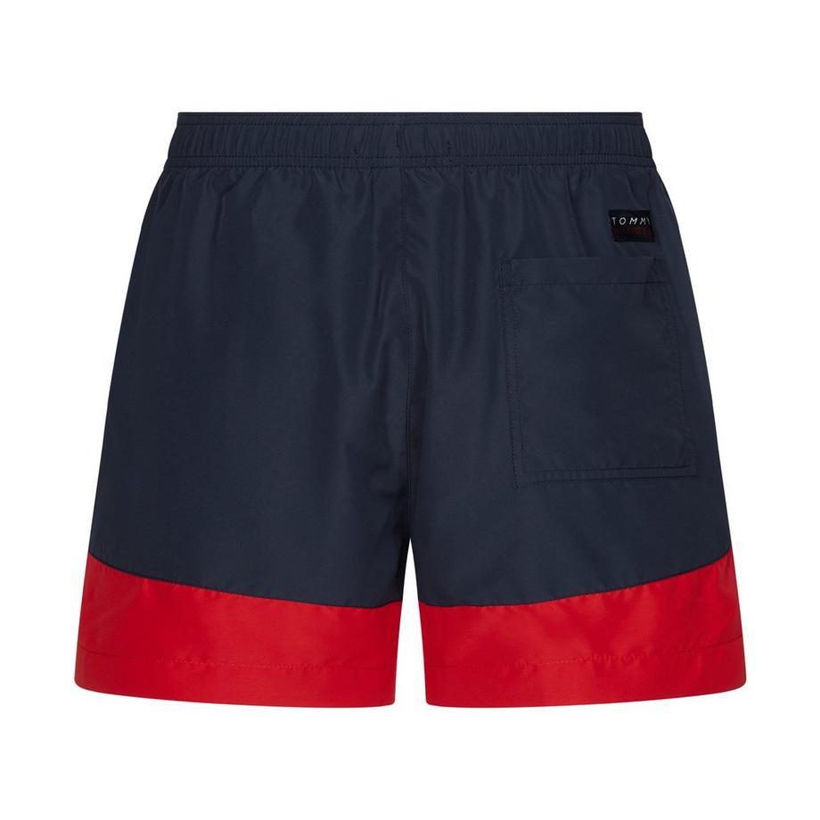 TOMMY HILFIGER Short Drawstring-Print Badeshorts 
