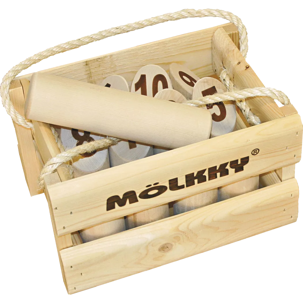 TACTIC - Mölkky Original Wooden-Case, Multicolor