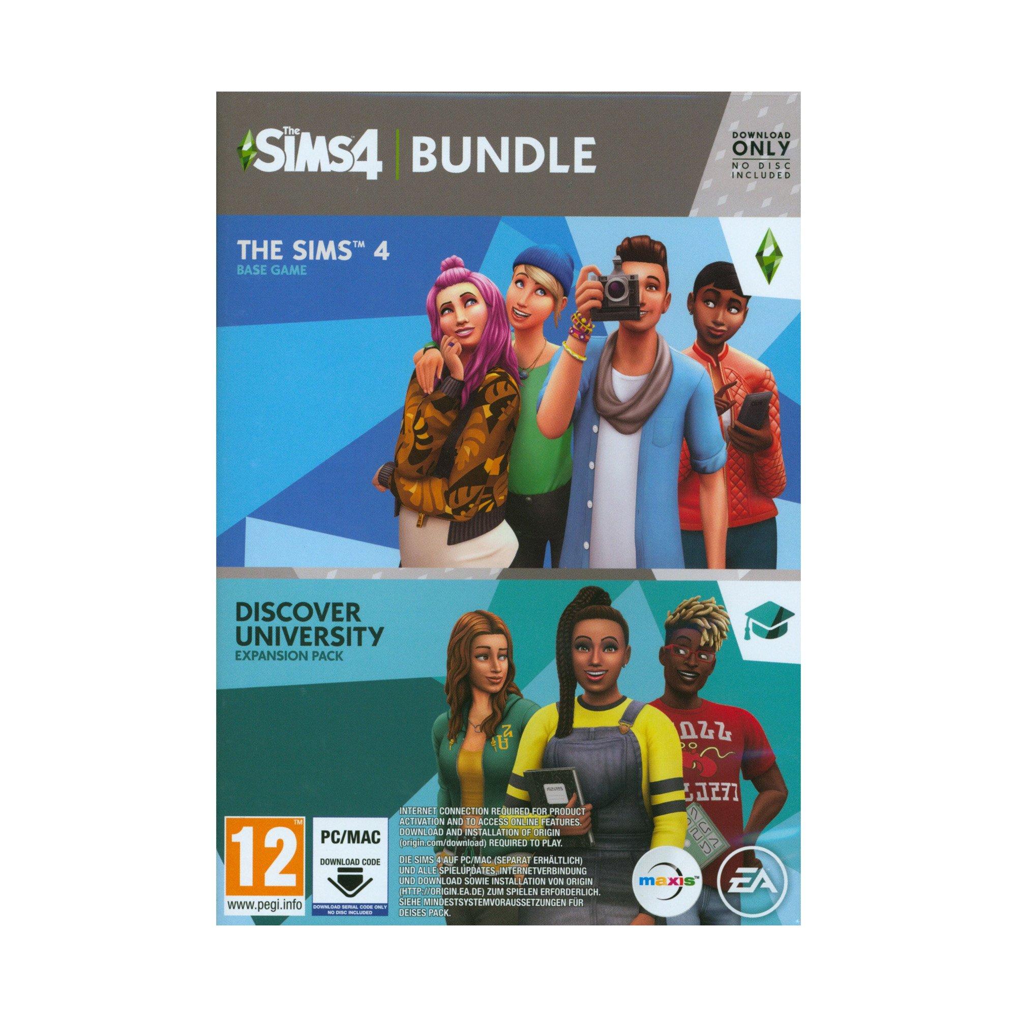 Image of (PC/Mac) DE, FR, IT The Sims 4 Discover University Bundle