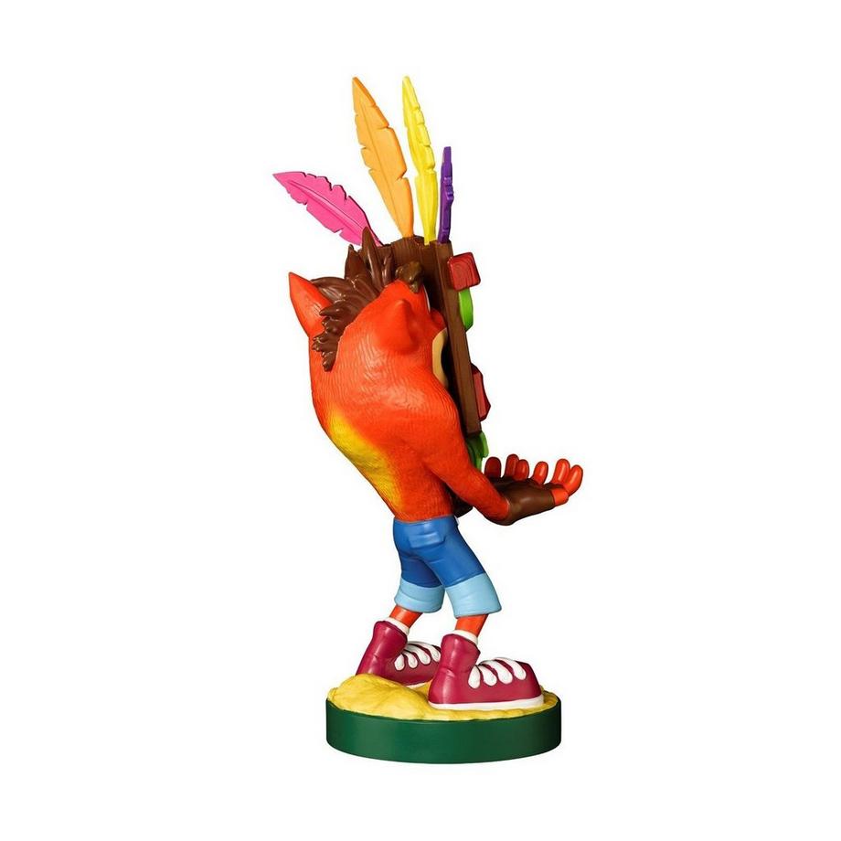 EXQUISITE GAMING Crash Bandicoot: Crash Aku Aku - Cable Guy, 20cm Figuren 
