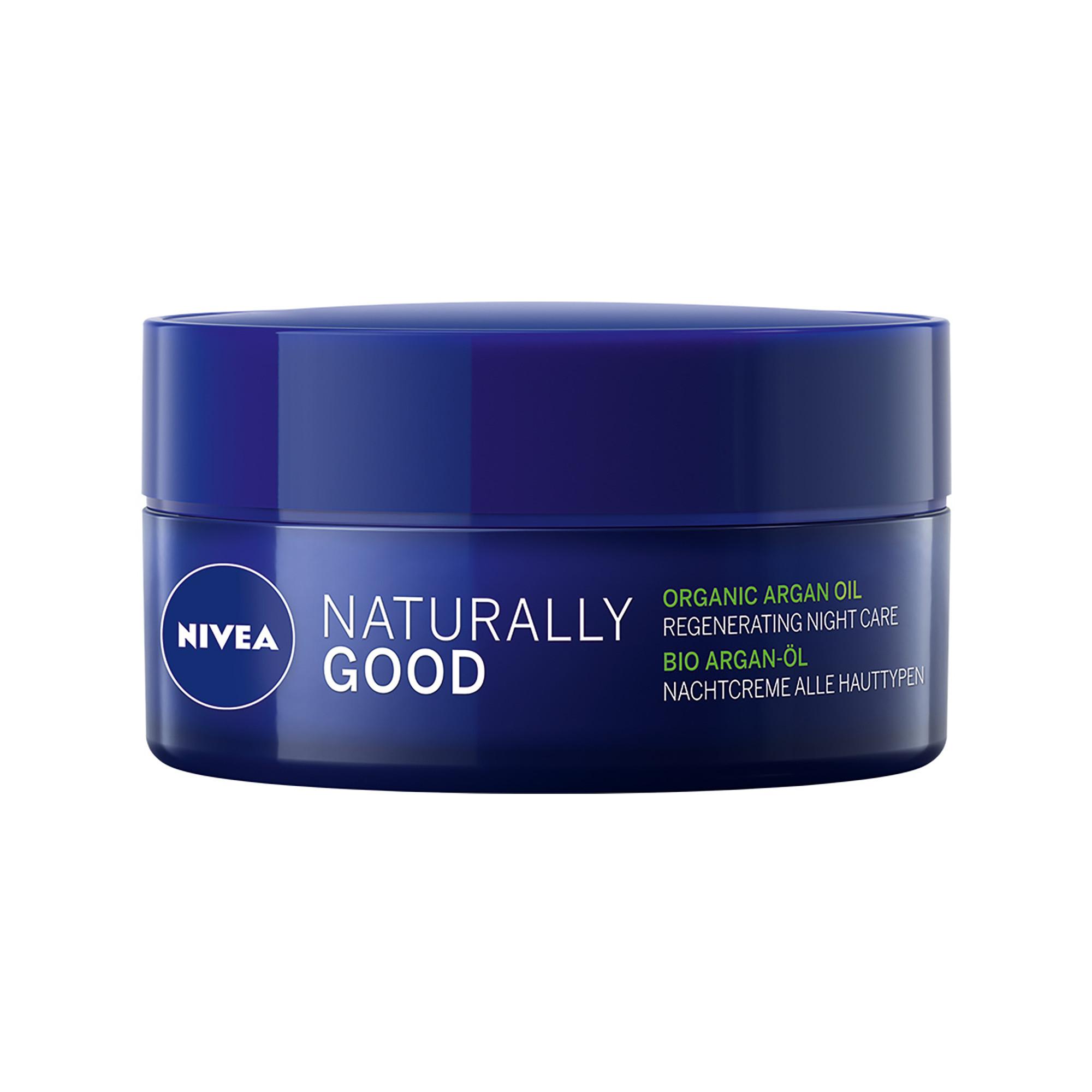 Image of Nivea Pure & Natural Nachtcreme Damen 50ml