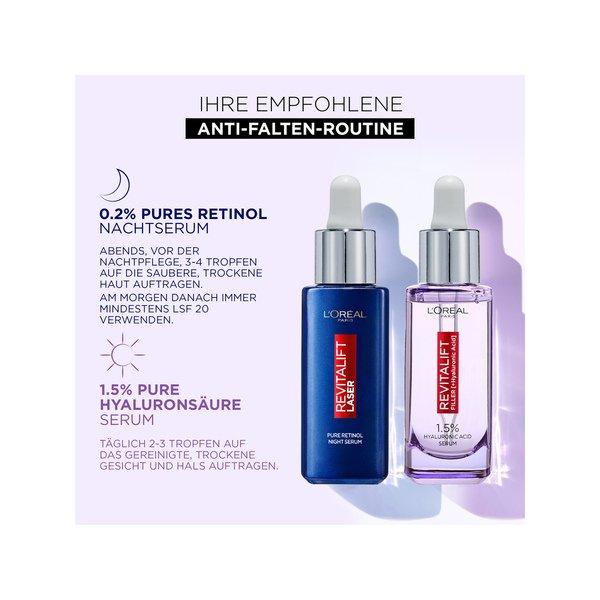 L'Oréal Paris Filler Antifalt Revitalift Filler Anti-Falten Serum 