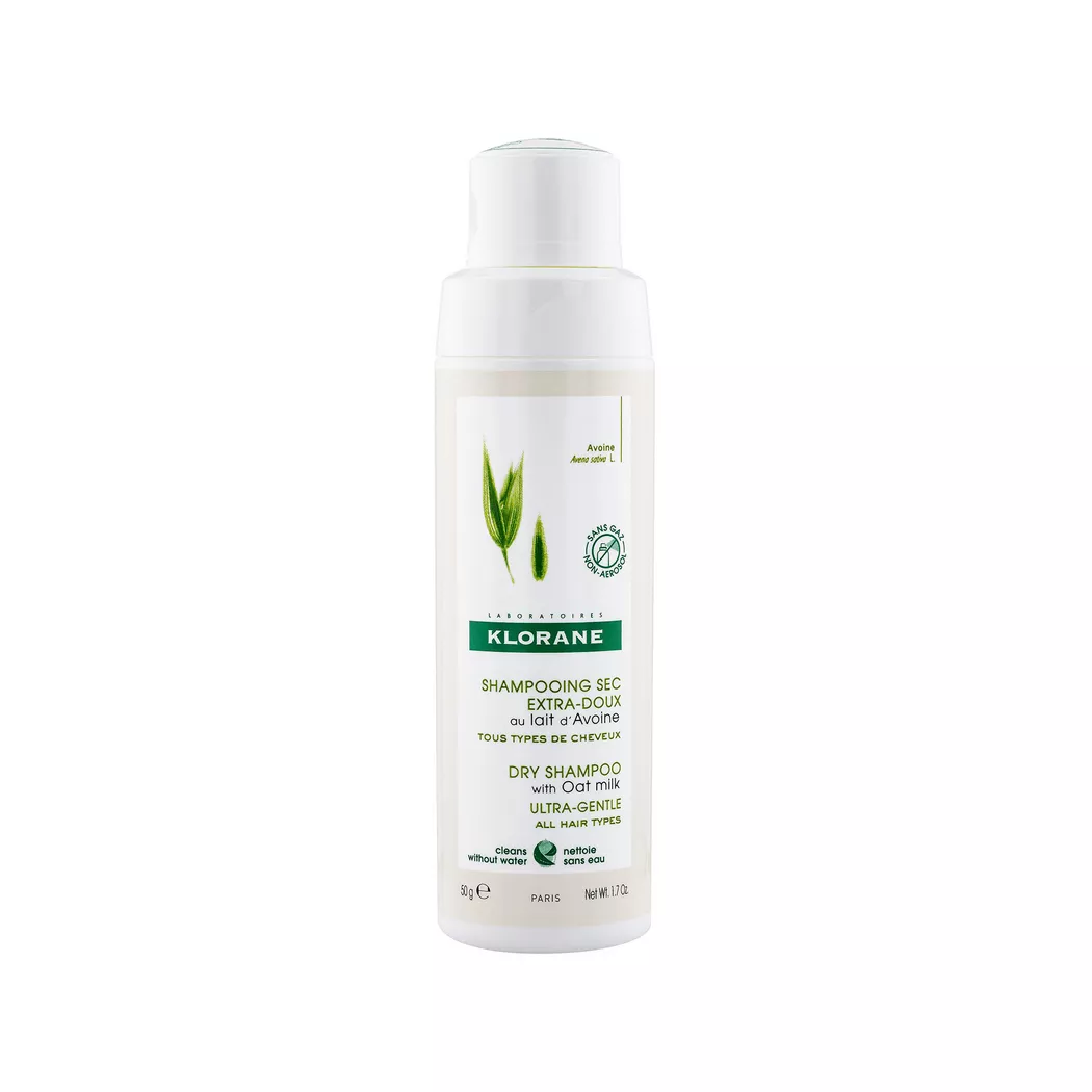 KLORANE - Trockenshampoo Aerosolfrei, Hafermilch, 50 g