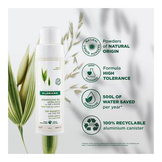 KLORANE Lait d'avoine Shampooing sec sans aérosol 
