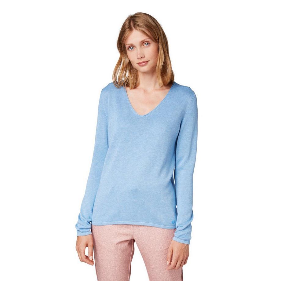 TOM TAILOR Tom Tailor Pullover Classic Fit Langarm  