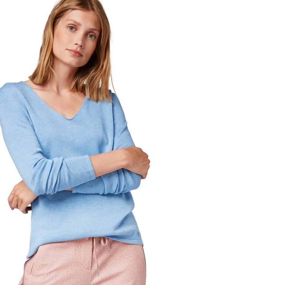 TOM TAILOR Tom Tailor Pullover Classic Fit Langarm  