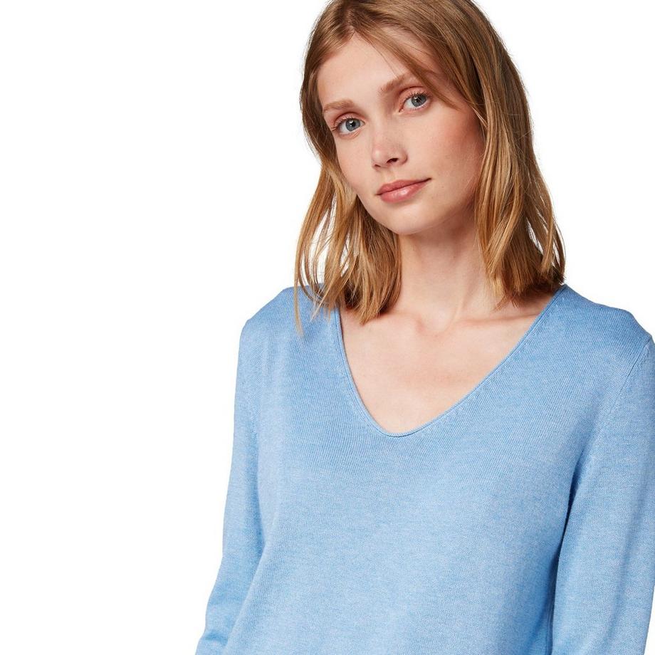 TOM TAILOR Tom Tailor Pullover Classic Fit Langarm  