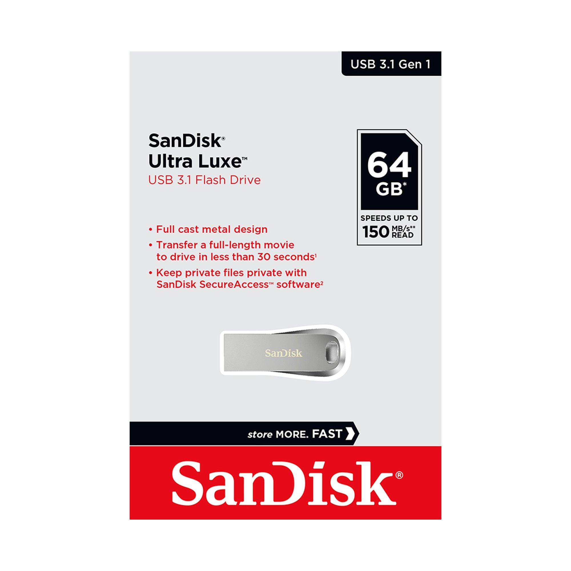 SanDisk SanDisk Ultra USB 3.1 Luxe 64G USB-Stick 3.1 