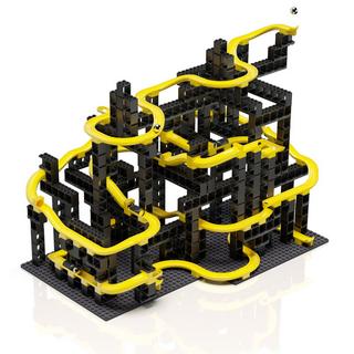 HUBELiNO  Circuito a Biglie XL incl. Cannone Gaussiano [246 pezzi] 