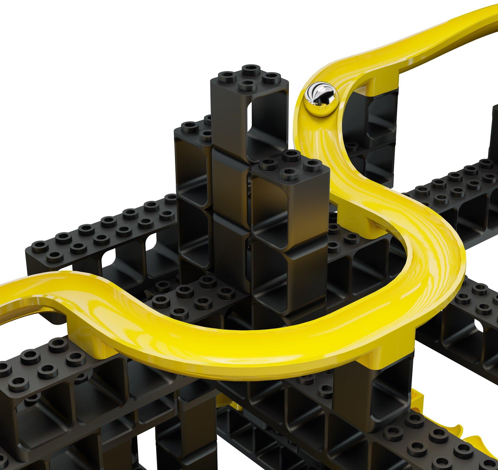 HUBELiNO  Circuito a Biglie XL incl. Cannone Gaussiano [246 pezzi] 