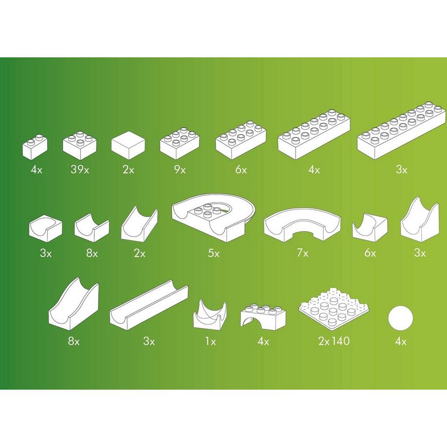 HUBELiNO  Basis-Baukasten, 123 Teile 