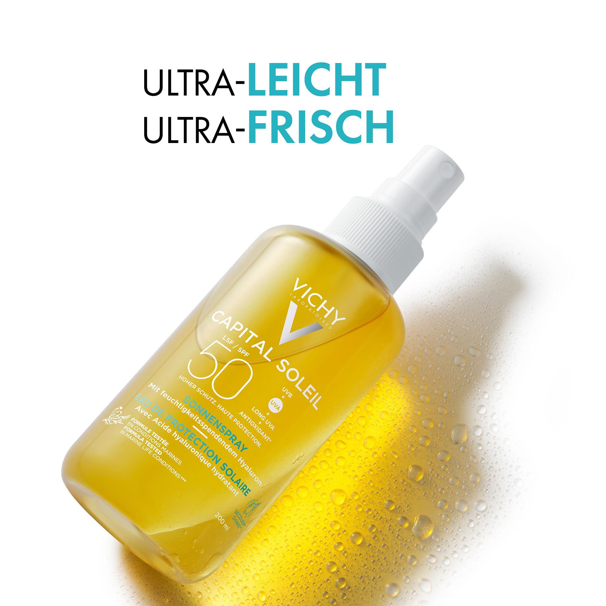 VICHY CS Eau Prot. hydrat. SPF50 Capital Soleil Frisches Sonnenspray 