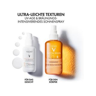 VICHY CS Eau Prot. bronz. SPF50 Spry Capit Soleil Tan Enhance Solar Protective Water 