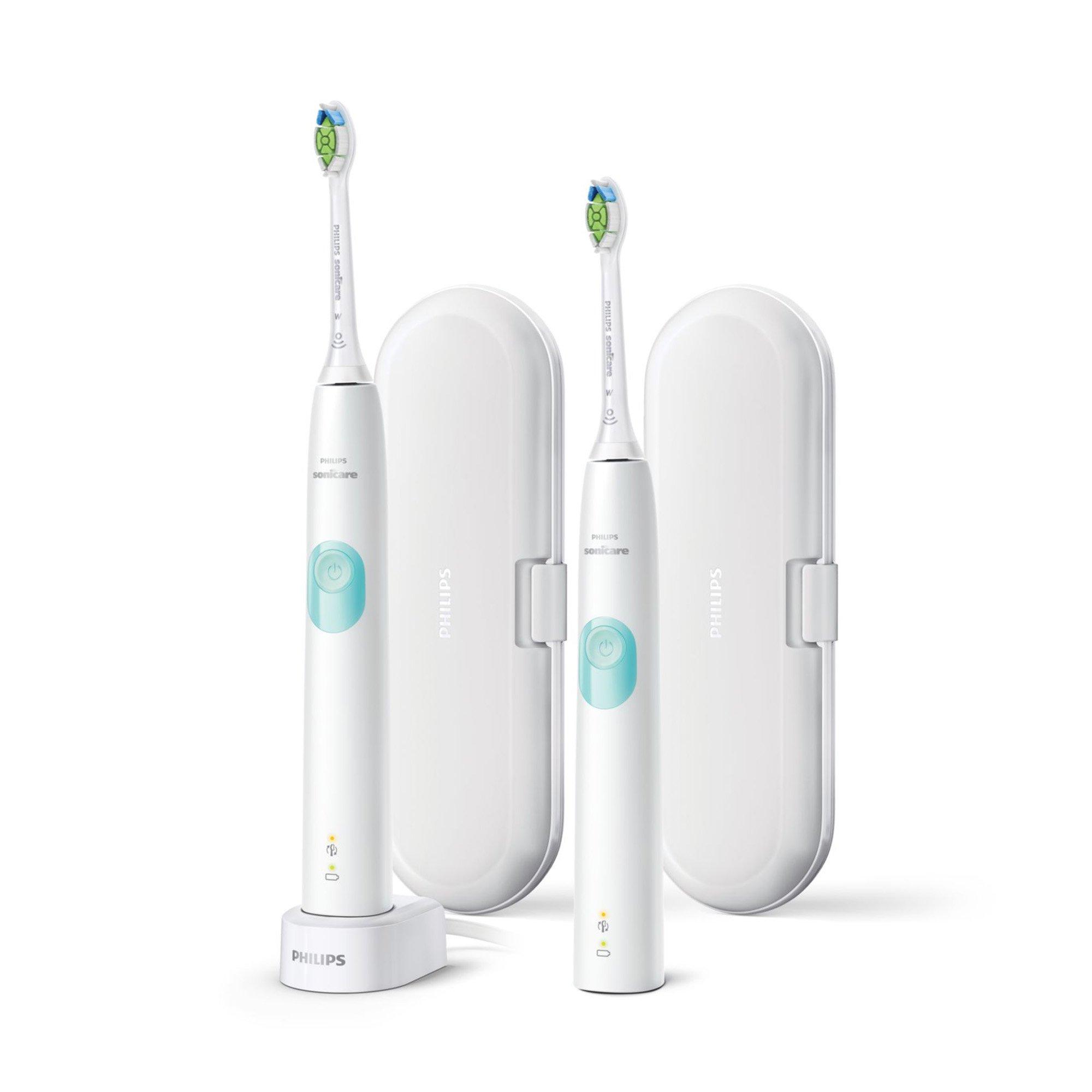 Image of Duo Elektrische Zahnbürste Damen Weiss