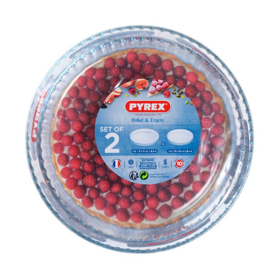 PYREX  Set assiettes gateau 