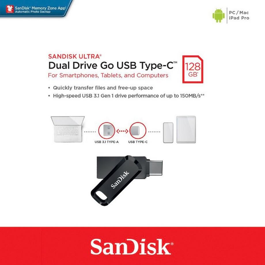 SanDisk USB Ultra Dual Drive GO Clé USB 3.0 