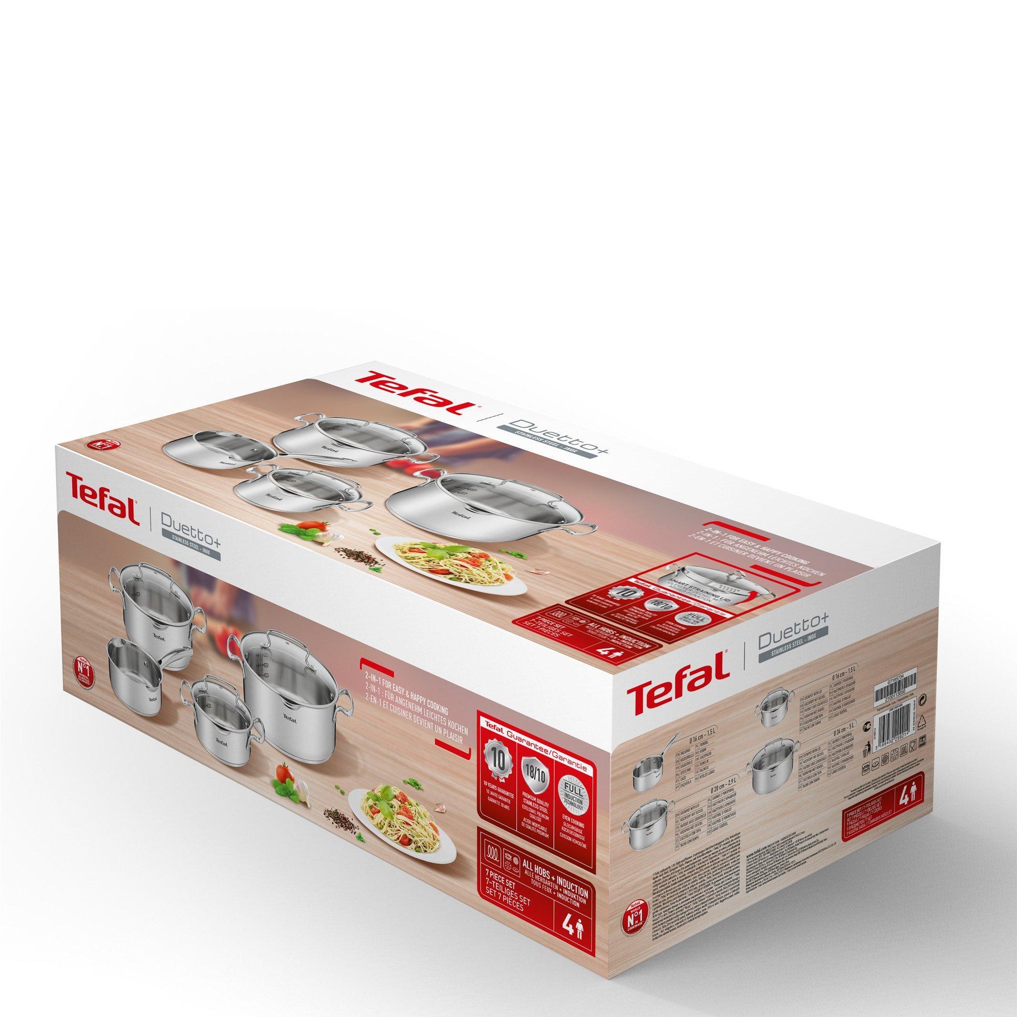 Tefal Kochgeschirr-Set Duetto Plus 
