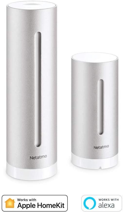 NETATMO Set + sensore pioggia Stazione meteorologica intelligente + pluviometro 