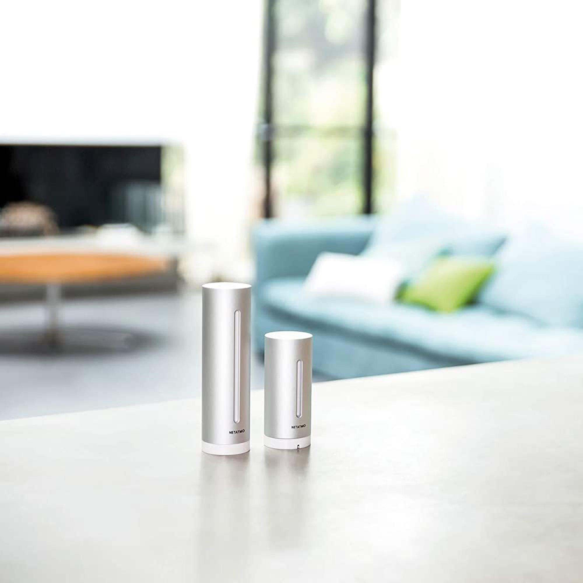 NETATMO Set + sensore pioggia Stazione meteorologica intelligente + pluviometro 