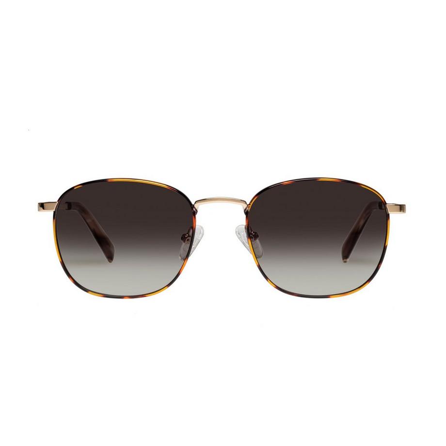 Le Specs Neptune Deux Runde Sonnenbrille mit Etui 