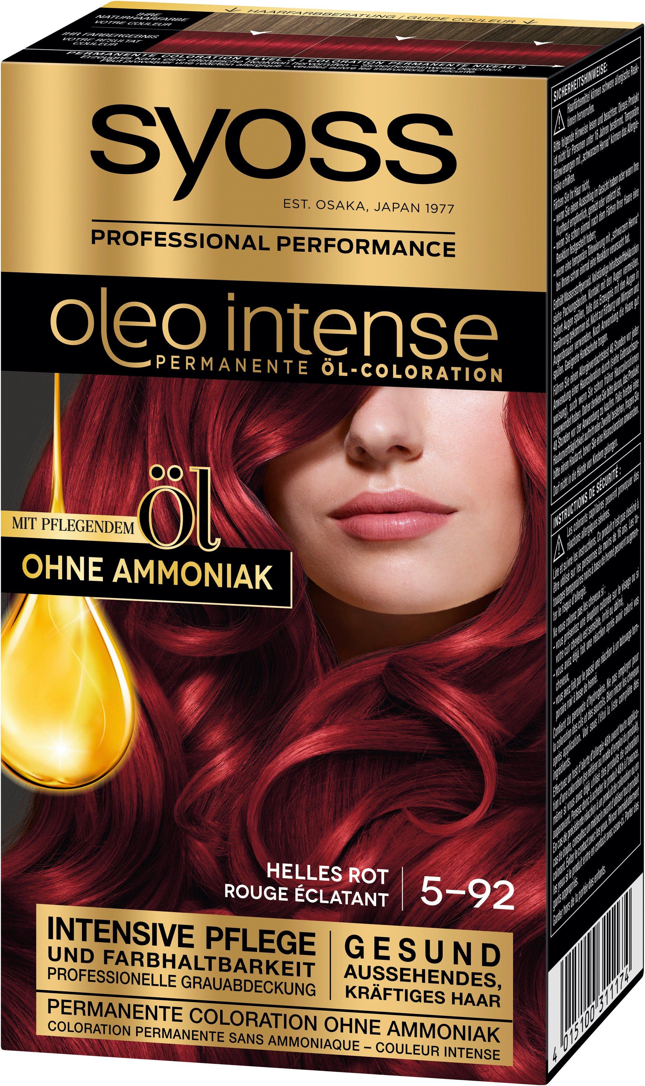 syoss Helles Rot Oleo Intense 5-92 Rouge Vif 