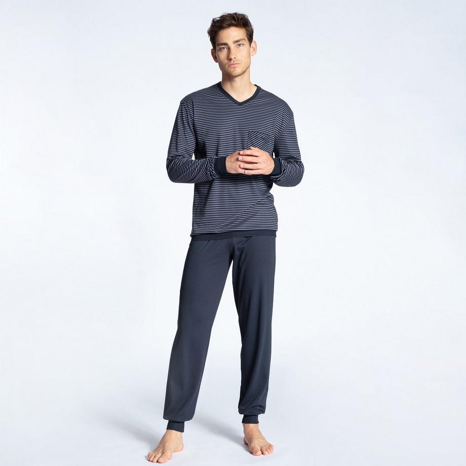 CALIDA Relax Streamline 2 Ensemble de pyjama manches longues  