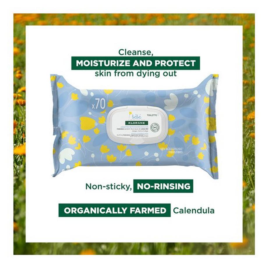 KLORANE  Salviette umidificate con calendula lenitiva  
