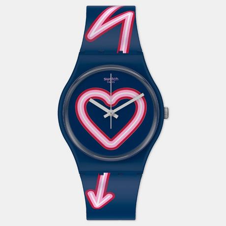 swatch Flash of Love Montre analogique 