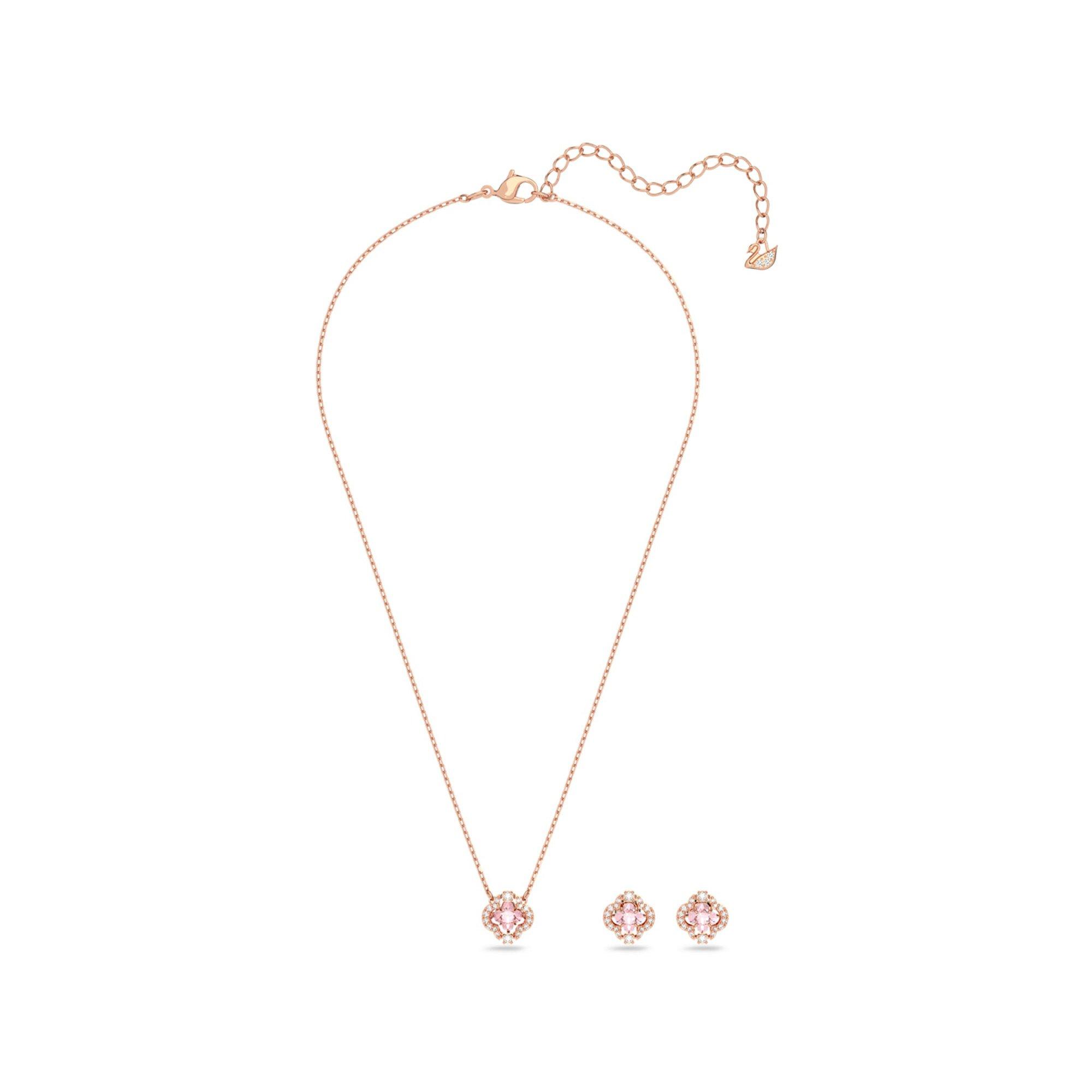 SWAROVSKI Una Parure collier/boucles d'oreilles 