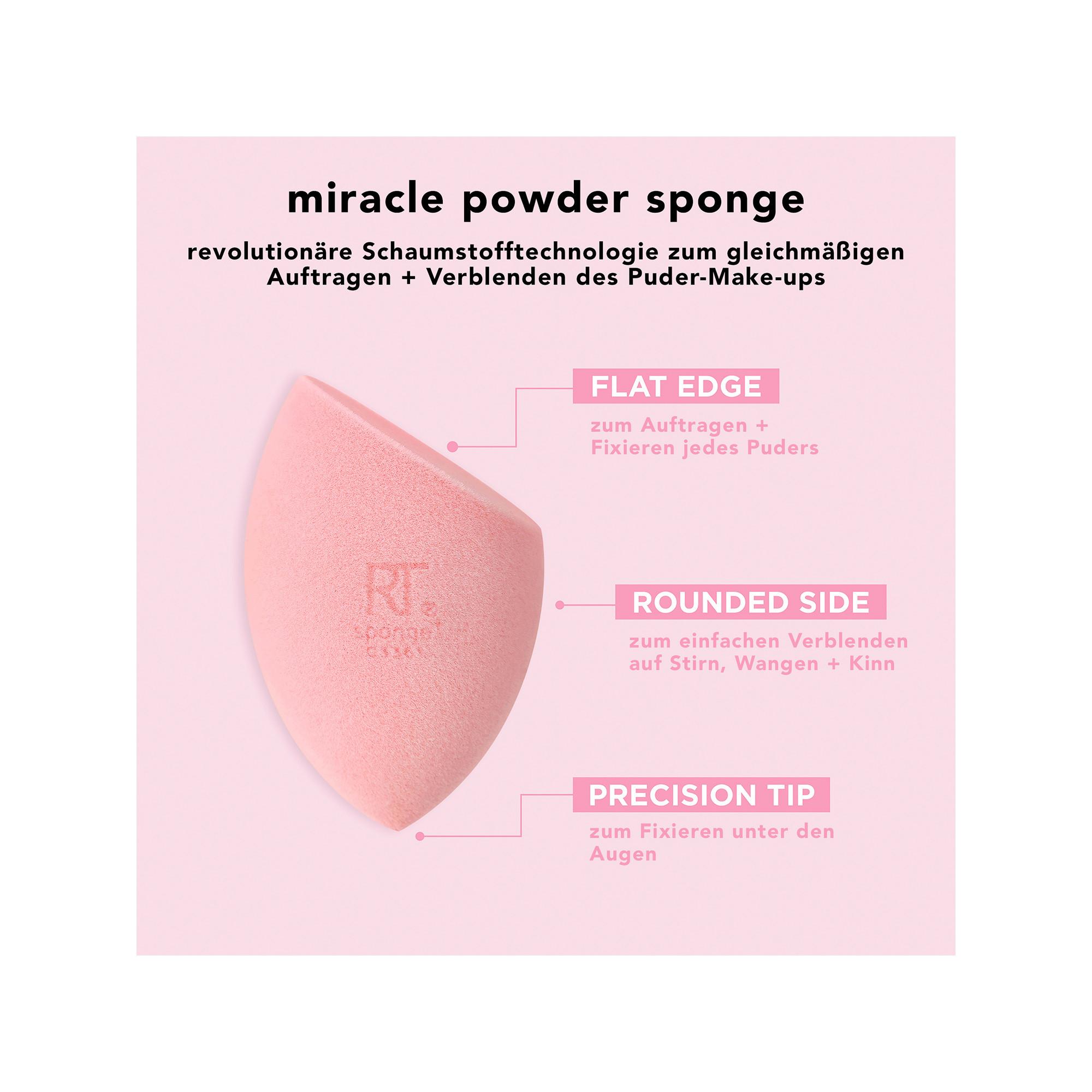 REAL TECHNIQUES  Èponge Miracle Complexion + Ètui de Voyage Pour Èponge 