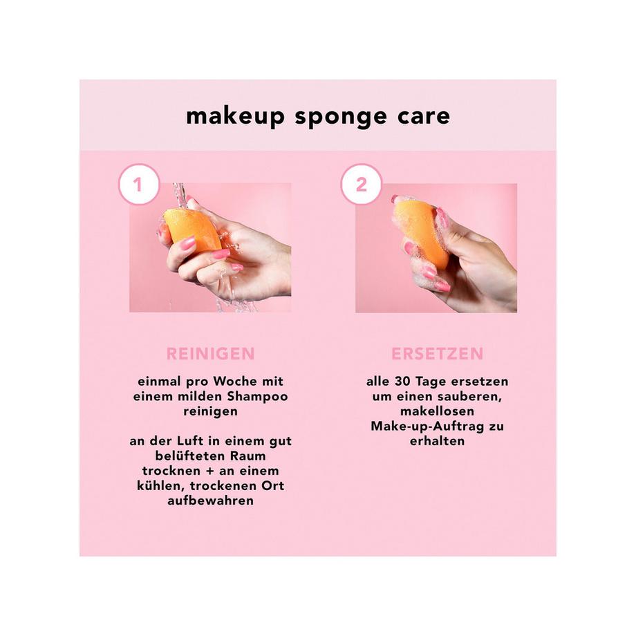 REAL TECHNIQUES  Miracle Complexion Sponge + Travel Sponge Case 