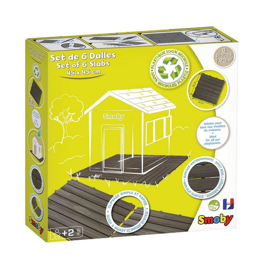 Smoby  Ensemble de 6 dalles 45 x 45 cm 