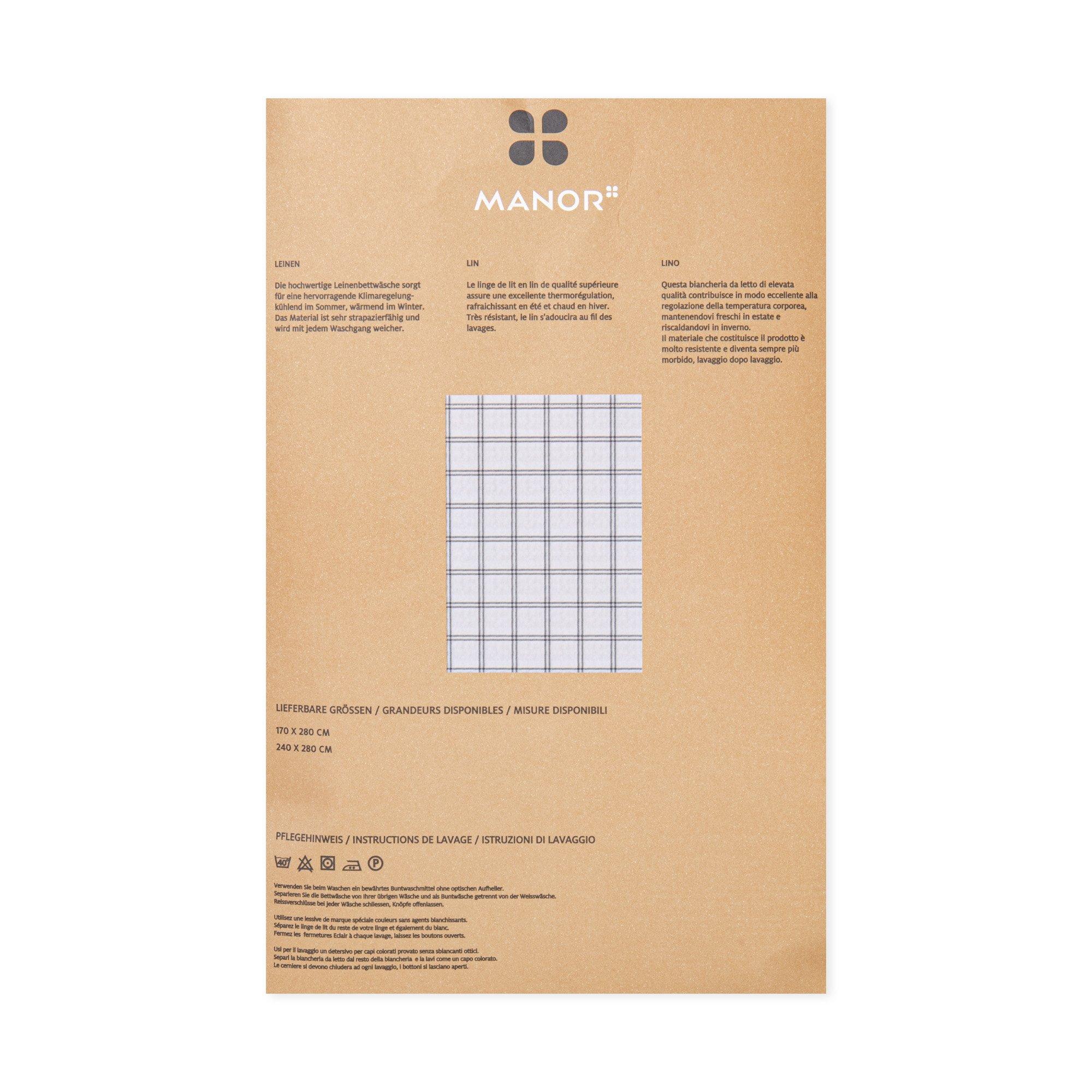 Manor Plaid Oberleintuch  